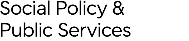 Social Policy and Public Service Major Mobile Wordmark